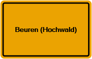 Grundbuchauszug Beuren (Hochwald)